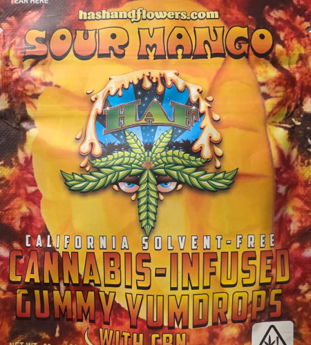 About hash and flowers 100 mg gummies